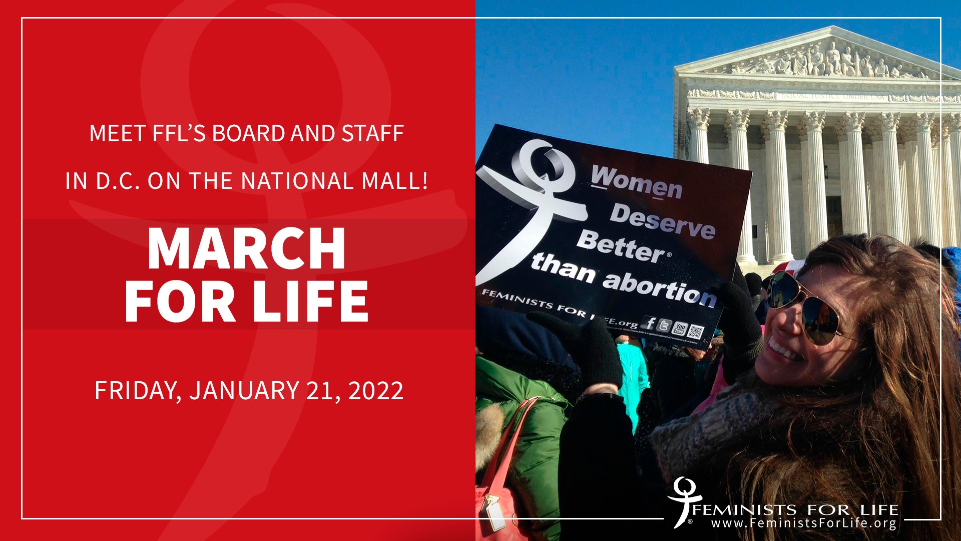 Join us in D.C. (and nationwide)! Feminists for Life