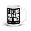 White glossy mug