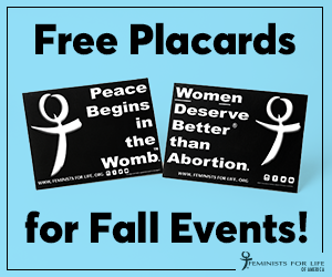 Graphic that says Free Placards for Fall Events!