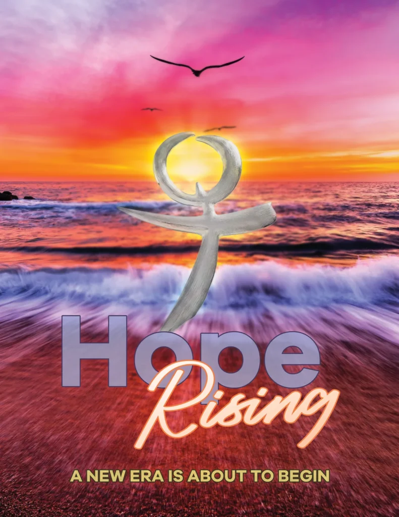 hope rising magazine cover with subtext a new era is about to begin