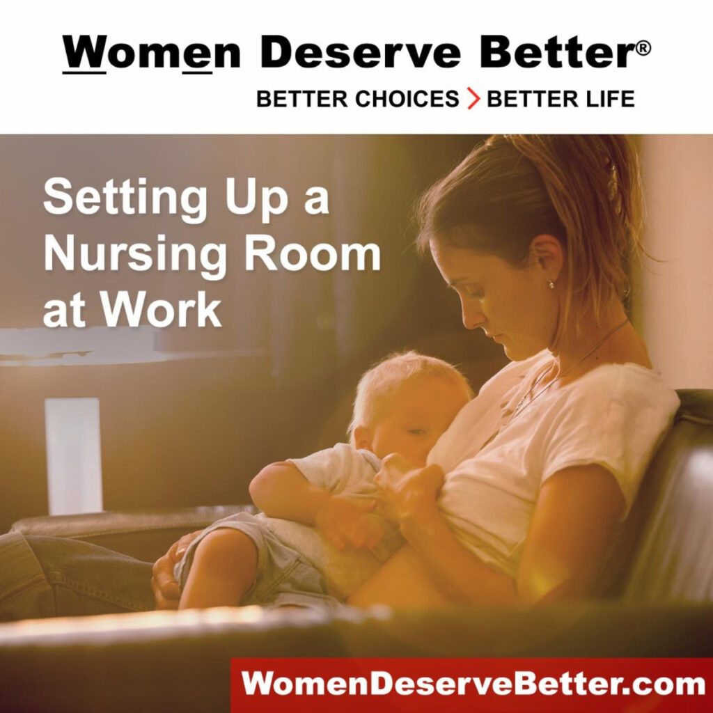 Setting up a nursing room at work